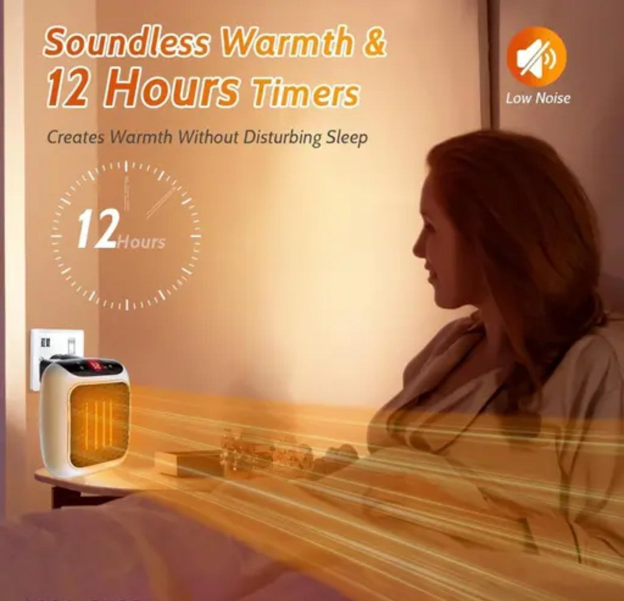 800w elctric hand heater wall outlet plug in mini heater with remote control & adjustable thermostat